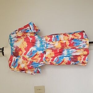 Women's Plus Size Floral Print Romper